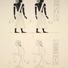 Thèbes, Biban-el-Molouk [Thebes, Biban el-Muluk]. Figures peintes dans le tombeau de Thmèiôthph.