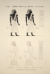 Thèbes, Biban-el-Molouk [Thebes, Biban el-Muluk]. Figures peintes dans le tombeau de Thmèiôthph.