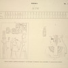 Thèbes. 1. Biban-el-Molouk [Biban el-Muluk], sarcophage de Rhamsès IV: les 24 heures; 2. Memnonium, stèle d'Aménophis I; 3. Vallée des Reines, portrait.