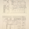 Thèbes, Karnac [Thebes, Karnak]. Palais de Ménephtha Premier, paroi à partir du deuxième pylône.