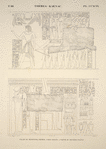 Thèbes, Karnac [Thebes, Karnak]. Palais de Ménephtha Premier, paroi à partir du deuxième pylône.