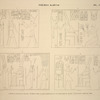 Thèbes, Karnac [Thebes, Karnak]. 1. Ruines au sud du palais; 2. Porte entre la salle hypostyle et le sanctuaire de granit; 3 et 4. Petit édifice du nord.