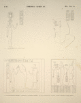 Thèbes, Karnac [Thebes, Karnak]. Palais de Ménephtha Premier. 1. Propylon d'Évergète Premier; 2. Salle hypostyle; 3 et 4. Autres parties du même édifice.