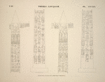 Thèbes, Louqsor [Thebes, Luxor]. Faces sud et ouest de l'obélisque précédent.