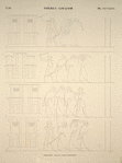 Thèbes, Louqsor [Thebes, Luxor]. Rhamesséion. Suite du tableau précédent.