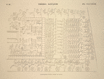 Thèbes, Louqsor [Thebes, Luxor]. Rhamesséion pylône. Massif de droite.