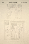 Thèbes, Louqsor [Thebes, Luxor]. Rhamesséion. 1. Intérieur du sanctuaire; 2. Salle hypostyle.