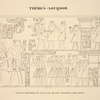 Thèbes, Louqsor [Thebes, Luxor]. Palais de Aménophis III, salle des quatre colonnes, paroi ouest.