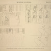 Dendérah [Dendera]. 1. Dendérah. Muraille extérieure, à l'extrmité; 2 et 3. Intérieur du propylon; 4. Tombeau de Lycopolis, paroi nord.