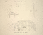 Béni-Hassan el-Qadim [Beni Hasan]. Tombe de Névôthph. 1. Paroi sud; 2 et 3. Paroi ouest.