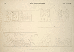 Béni-Hassan et Gisèh [Beni Hasan, Giza]. 1-3. Tombeau de Roteï; 4. Giseh, tombeau d'Éimaï.