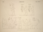 Sakkarah [Saqqarah]. Peintures copiées dans le tombeau de Ménofré.