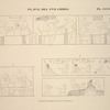Plaine des pyramides. Scènes dessininées dans les tombeaux.