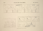 Plaine des pyramides. Scènes dessininées dans les tombeaux.