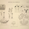 Offrande, autels, corbeilles. D'après les peintures originales.