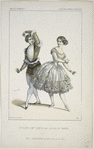 Mr St. Léon et Mme Cerrito dans La fille de marbre.