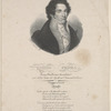 Egidio Priora, Primo ballerino assoluto, nel Nobile Teatro di Apollo nel Carnevale del 1832.
