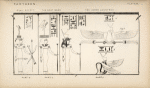 Pantheon. 1. [The goddess of] the Lower country; 2. The West Bank; 3. Xemi, Egypt?