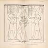 The Gods placing the double crown on the head of Remeses [Ramesses] the Great.