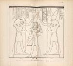 The Gods placing the double crown on the head of Remeses [Ramesses] the Great.