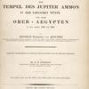 Reise zum Tempel des Jupiter Ammon, ... [Title page]
