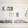 1-8. Ansichten und Details ammonischer Katakomben, ... ; 9. Eine Giraffe mit einem Cerkopithekus; 10. Der Katakombenberg Gara-el-Mota-Schargiah zu Siwah; 11. Ein anderen Katakombenberg bei der Ruine Bel-del-Rum.