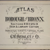 Atlas of Borough of the Bronx, Sections 9 10 11 12 & 13