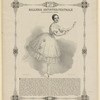 Giovannina King (b. 1821) in third arabesque.