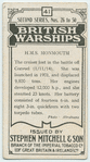 H.M.S. Monmouth.