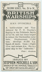 H.M.S. Invincible.