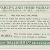 Fables and their morals