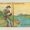 The fisherman and the little fish.