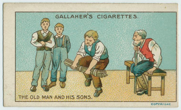 The old man and his sons. - NYPL Digital Collections