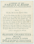 [Fable] of the ass in the lyon's skin