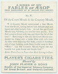 [Fable] of the court mouse and the country mouse