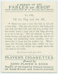 [Fable] of the dog and the ass