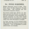 Dr. Hugo Eckener.