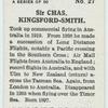 Sir Chas. [Charles] Kingsford Smith.