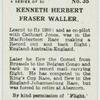 Kenneth Herbert Fraser Waller.