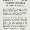 Kenneth Herbert Fraser Waller.