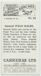 General Italo Balbo.