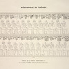 Nécropol de Thèbes. Tableau de la famille d'Amounôph 1-er. Tiré du tombeau de Sonhem, auditeur de justice, dans la salle du trône.