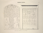 Monuments égyptiens. Stèles du régne d'Aménemhé III et de son successeur.