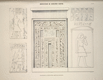 Bercheh & Cheikh-Sayd. Bas-reliefs & proscynème tirés des hypogées.