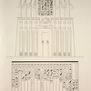 Temple de Khons (Thèbes). 1. Bas-relief représentant l'entrée du palais; 2. Liste des fils d'Amon-se Pehôr.