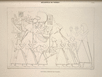 Nécropole de Thèbes. Amounoph 1-er porté dans son palanquin.