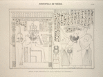 Nécropole de Thèbes. Hypogée de Poéri, administrateur des revenus territoriaux sous Menephthah 1-er.