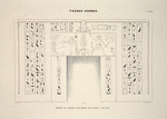 Thèbes, Karnac. Édifice de Tahraka, bas-relief de la paroi C du plan.