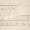 Nécropole de Thèbes. Schamthé, scribe royal chargé des récoltes, présidant aux travaux des champs.