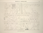 Bercheh et Cheikh-Sayd. Bas-reliefs tirés des hypogées.